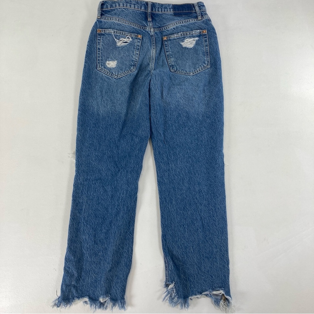 FREE PEOPLE WE THE FREE Jeans Women Distressed Size 27 Button Fly Raw Bohemian - Picture 10 of 16